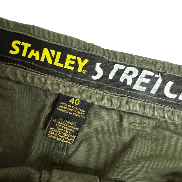 Stanley Cargo Shorts with Stretch in Olive army green Mens size 40 - Picture 5 of 10